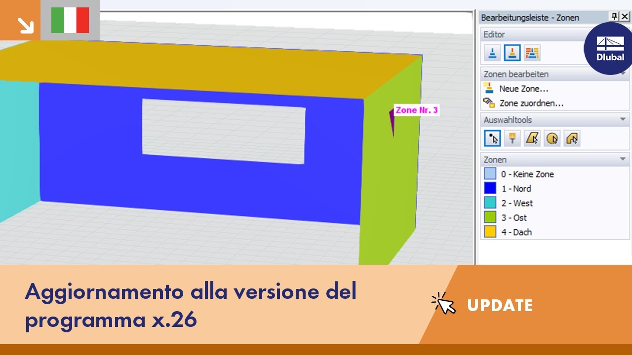 UPD 004 | Aggiornamento alla versione del programma x.26