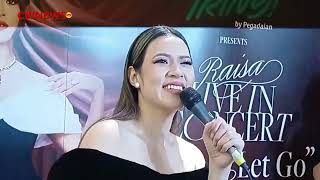 Download lagu Raisa Nangis di Konser Love & Let Go, Kenang Ibu dan Vidi Aldiano mp3