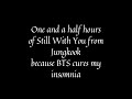 1 HOUR of Jungkook (BTS) - Still With You (Black screen)