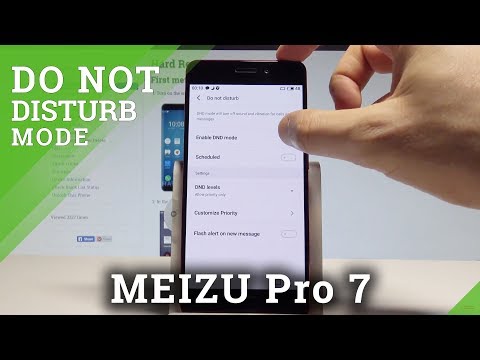 How to Allow Do Not Disturb on MEIZU Pro 7 - Flyme DND Mode |HardReset.Info