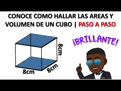 Como hallar las areas y volumen de un cubo | Area lateral y total PASO A PASO