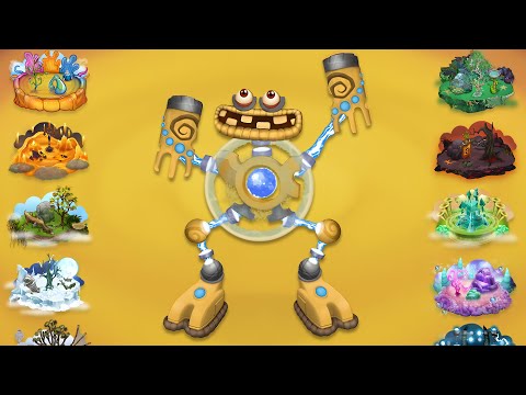 Wubbox - All Monster Sounds & Animations (My Singing Monsters)