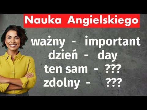 400 Kluczowych Słów w Języku Angielskim - Podstawy dla Początkujących