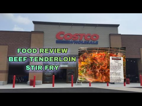 FOOD REVIEW COSTCO BEEF TENDERLOIN STIR FRY. PINOY...