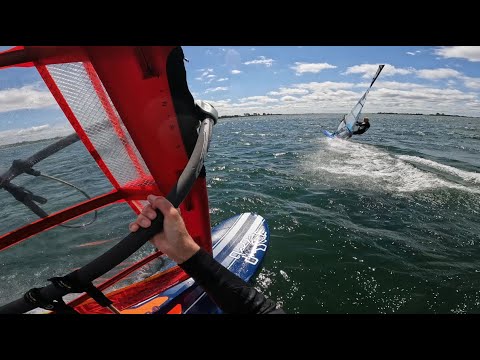 Windsurfing Føns 4K. iSonic 77, Vector 7,1 m2. GoPro Hero 10