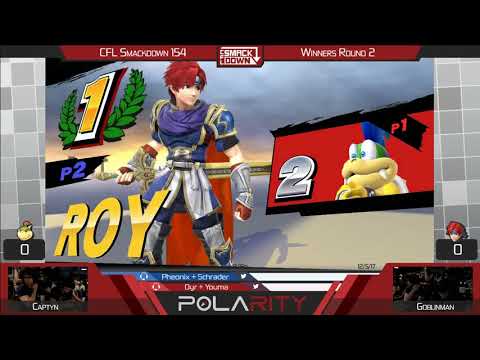 CFL Smackdown 154 WiiU - Captyn (Bowser Jr.) vs Goblinman (Roy) - Winners R2