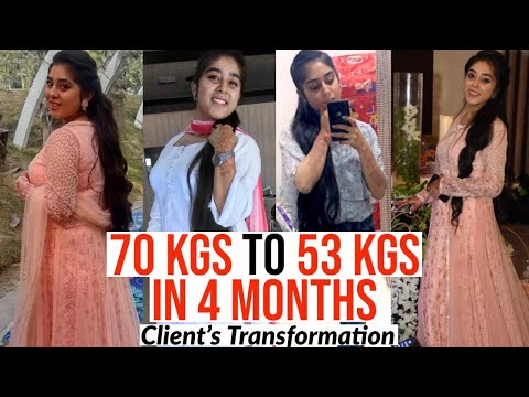 Inspirational Transformation From 70 Kgs To 53 Kgs | Weight Loss Journey | Fat to Fab Video