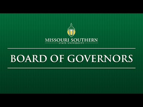Missouri Southern State University: Board of Governors - January 2015