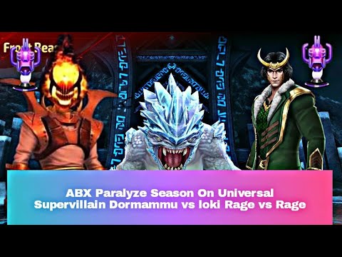 Abx Universal Super Villain Paralyze Season| Loki VS Dormammu Comparison - Marvel Future Fight