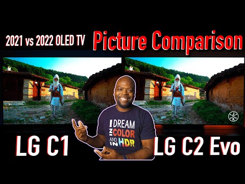 Is there a REAL Improvement? | LG C2 OLED vs LG C1 OLED Picture Comparison