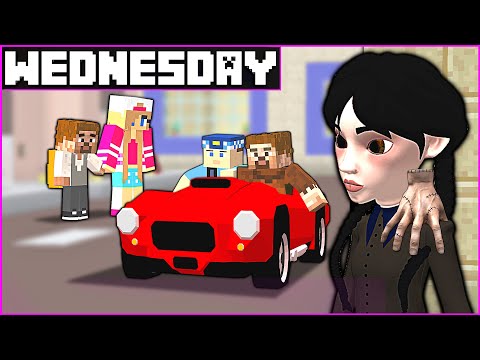 WEDNESDAY KÖYE GELDİ, ARDA'YI KORKUTTU! 😱 - Minecraft