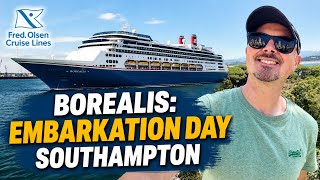 Fred Olsen Borealis Embarkation Day in Southampton U.K. 