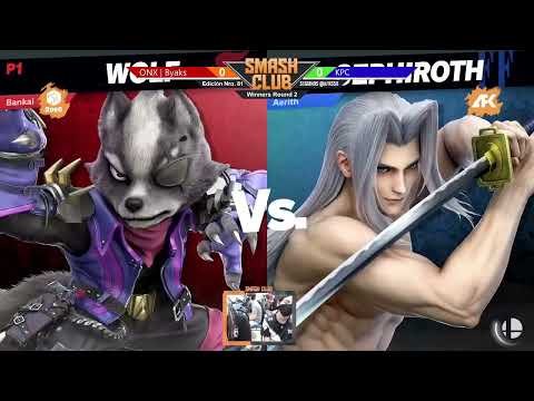 Smash Club #82 - Byaks (Lucario, Wolf) vs KPC (Sephiroth) - Winners Round 2