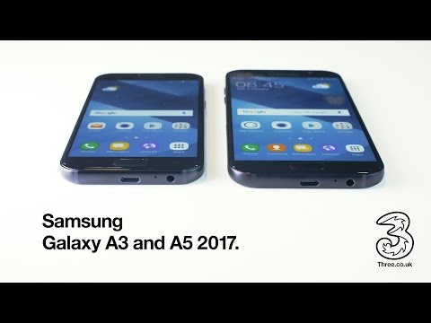 Samsung Galaxy A3 and A5 (2017) | First Look; Favourite Features | Three