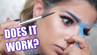 EYEBROW STENCIL TESTED!