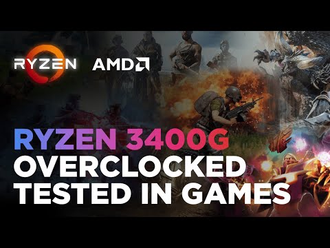 AMD Ryzen 5 3400G Overclocked - Tested in 14 Games