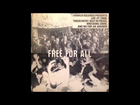 Various -  Free for all LIVE lp (at CBGB's)