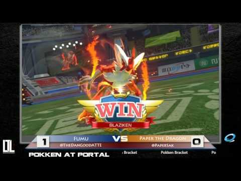 Fumu vs Paper the Dragon - Pokken at Portal 7/6/16