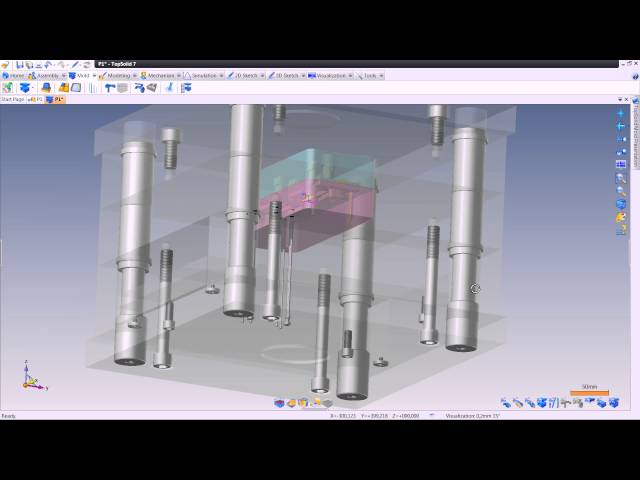 TopSolid'Mold 7: Ejector pins