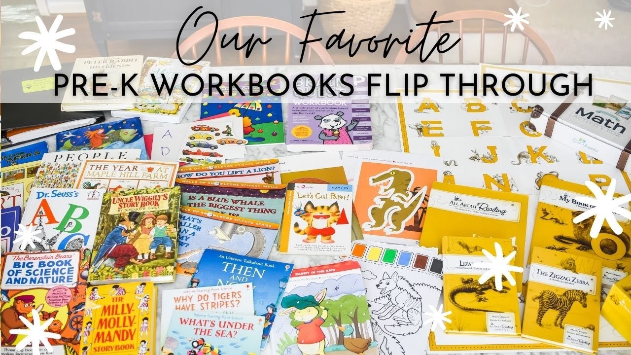 FLIP-THROUGH - Our Favorite Homeschool Pre-K Workbooks - How to Homeschool Preschool on a BUDGET