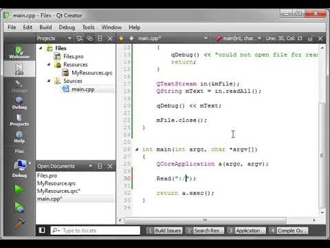 C++ Qt 13   Resource Files