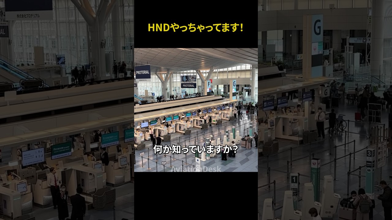 HND空港やっちゃってます！
