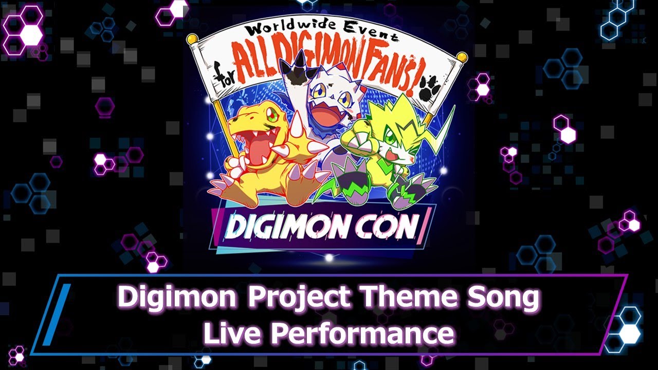 DIGIMON CON Digimon Project Theme Song Live Performance 《English ver.》