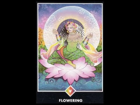Queen of Rainbows Flowering  - ZEN TAROT -  Awareness Joy Healing