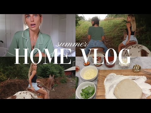 home vlog: a week in my life  *summer series part 4*  the usual, chatting, work, barn!