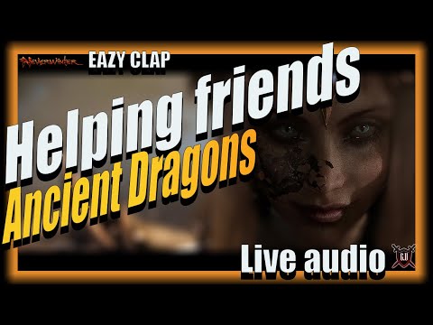 Neverwinter - Helping Friends with Ancient Dragons ! Live Audio.