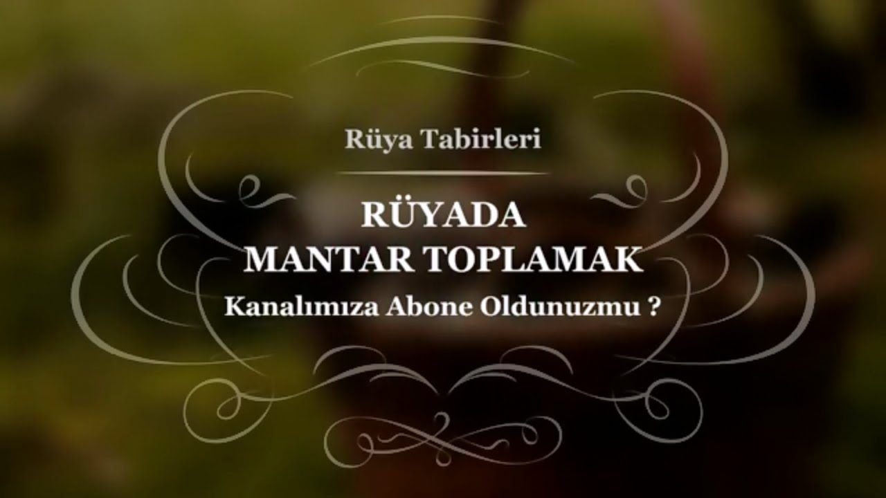 Rüyada Mantar Toplamak, Beyaz, Kırmızı, Görmek, Yemek | Rüya Yorumu