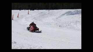 preview picture of video '2014 West Yellowstone Snow EXPO Vintage Snowmobile Race'