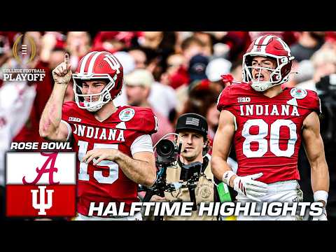 Rose Bowl HALFTIME HIGHLIGHTS: Alabama Crimson Tide vs. Indiana Hoosiers | ESPN College Football