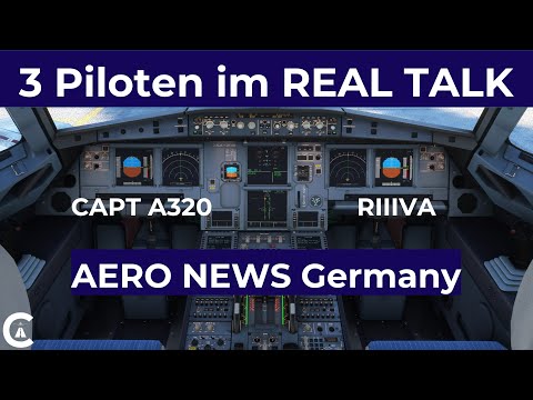 AeroNews Germany im Livestream! 3 Piloten im Fly-Talk !