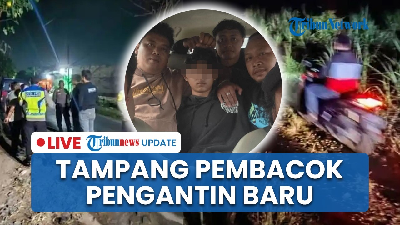 LIVE: Tampang Remaja Pembacok Pengantin Baru di Nganjuk, Diduga hendak Bersiap Melarikan Diri