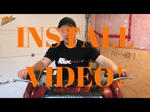 How to install Rox Speed fx Handlebars/Riser Kit For Yamaha Grizzly & Kodiak