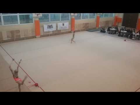 Annika Knostenberga Rīgas čempionāts mākslas  vingrošanā 2016 clubs