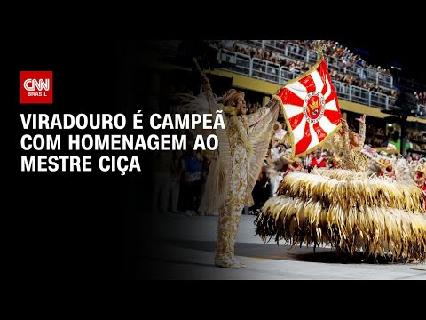 CNN mostra comemoração da Viradouro após vitória no Carnaval do RJ | LIVE CNN