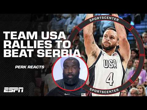 Perk reacts to Team USA’s comeback win: Steph Curry set the tone! | SportsCenter