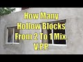 How Many Hollow Blocks From 2 To 1 Mix V P P 4K