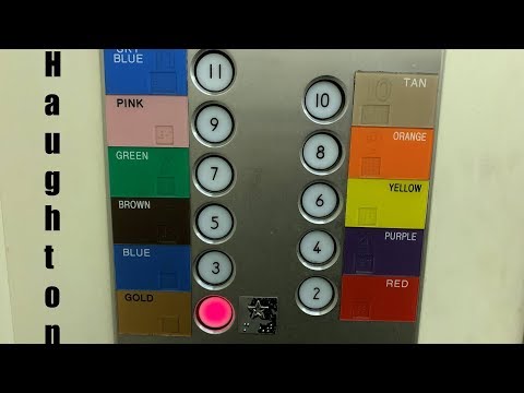 Vintage Haughton Traction Elevators @ The Hilton Garage - Indianapolis, IN