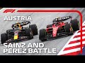 Sainz and Perez's Intense Scrap for the Podium | 2023 Austrian Grand Prix