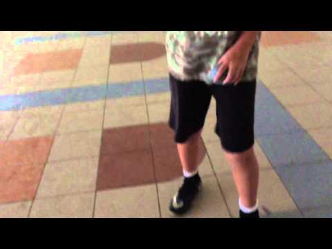 Kendama beginner trick big cup spike tutorial