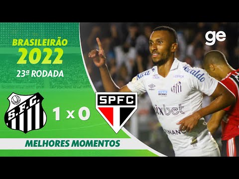 Gols e lances de Santos x São Paulo