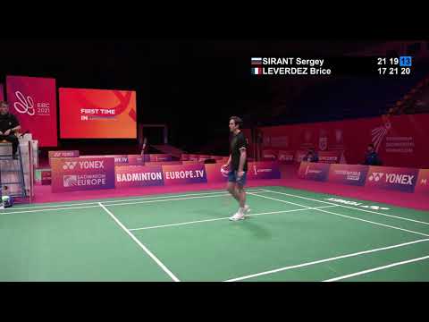 Match point - Brice LEVERDEZ vs Sergey SIRANT - MS R32 #EBC21​​​​​​​