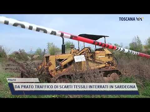 2022-04-15 PRATO - DA PRATO TRAFFICO DI SCARTI TESSILI INTERRATI IN SARDEGNA