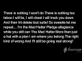 The Mad Hatter Lyrics