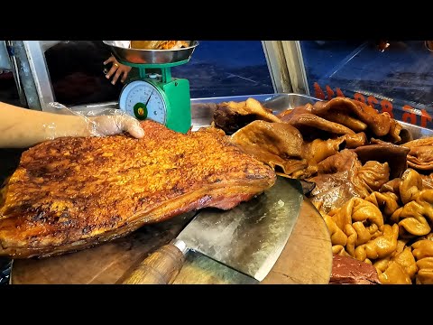 Street Chopped Meat at zone Boeng Trabaek - Cambodia's Greatest Street Food