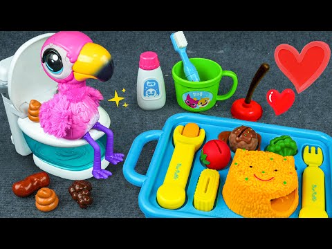 60 Minutes Ultimate Cooking Toys Playset, Satisfying Unboxing Flamingo Kitchen Set ASMR |Tina Review