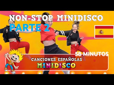 MINIDISCO PARTE 2 | NON STOP | Canciones Infantiles | Aprende el Baile | Español | Mini Disco